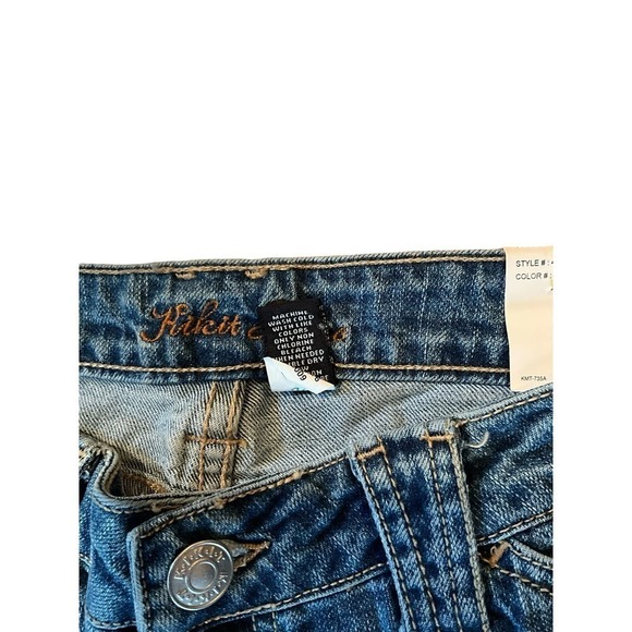Kikit stretch Jeans Women's Size 10 Blue Denim Bootcut Leg High Rise Light Wash - Picture 3 of 8